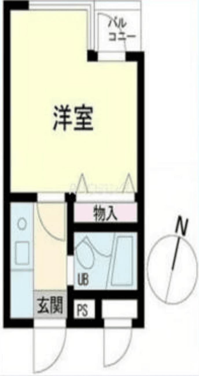 エヴェナール西落合 4F 户型图